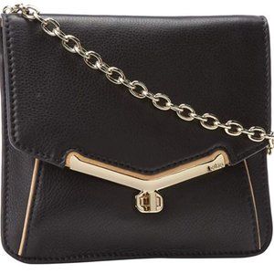 Botkier Black Leather Crossbody Bag